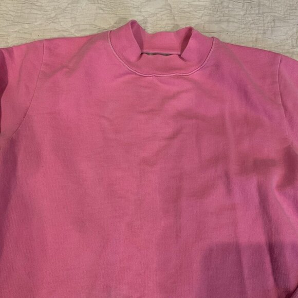 Cotton Citizen Dress backless XS Pink Cotton Sweater Mock Crew Neck Open Back - Picture 2 of 11